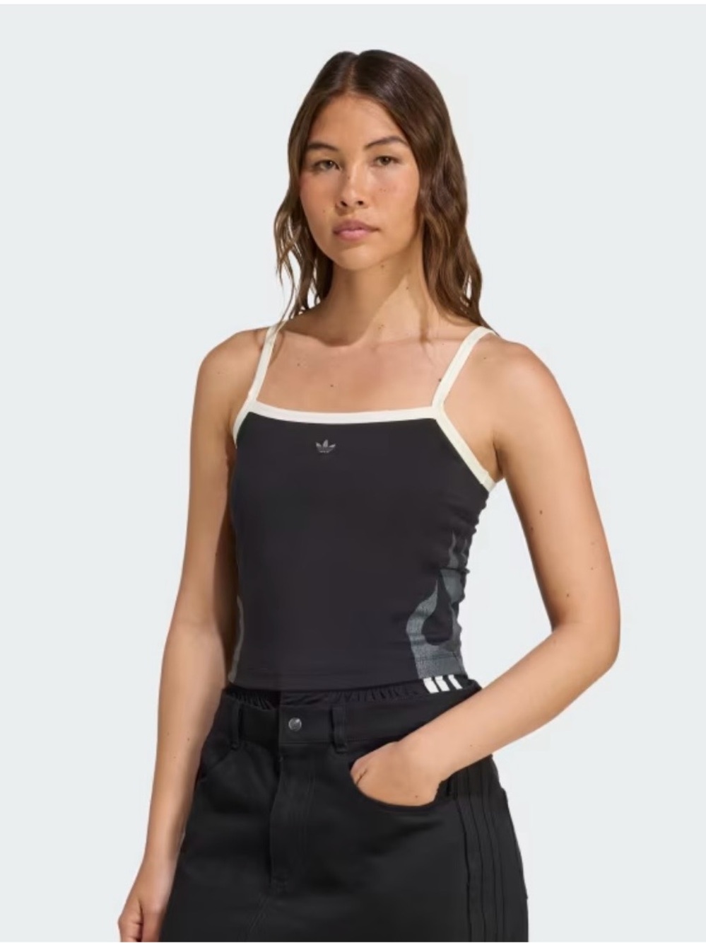 Adidas Originals Flames Tank Top Black Off White Women’s Size M New